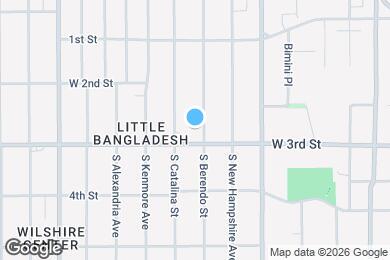 Map image of the property - 245 S Berendo St