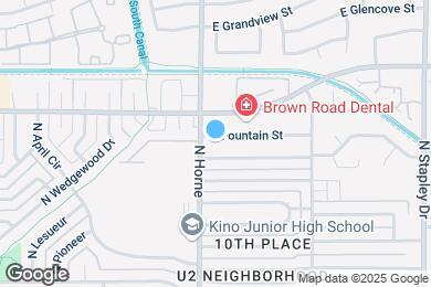 Map image of the property - 821 E Fountain St