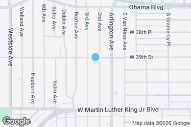 Map image of the property - 3911 2nd Ave