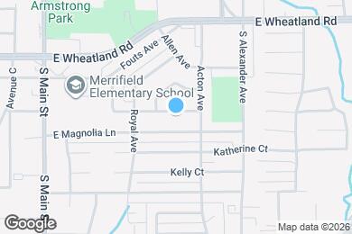 Map image of the property - Room in House on E Mona Ave