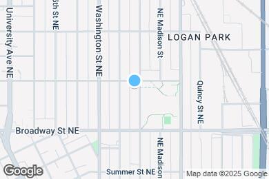 Map image of the property - 1222 Jefferson St NE