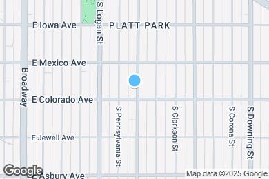 Map image of the property - 1775 S Pearl
