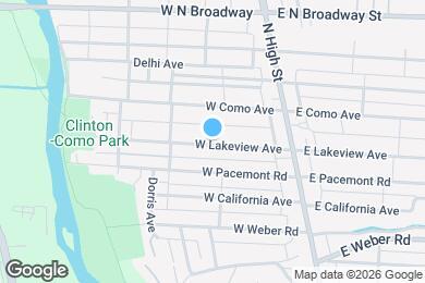 Map image of the property - 108 W Lakeview Ave