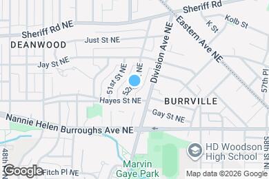 Map image of the property - 813 52nd St NE