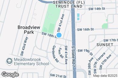 Map image of the property - 4140 SW 18th St