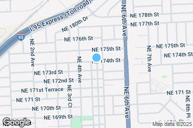 Map image of the property - 17380 NE 4th Pl
