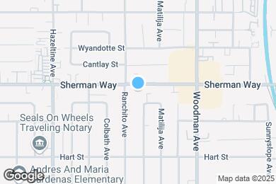 Map image of the property - 13846 Sherman Way