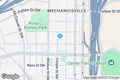 Map image of the property - 592 Cooper St SW