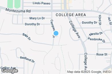 Map image of the property - 4951 Campanile Dr