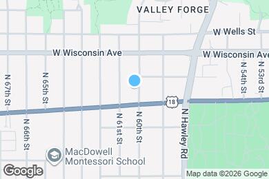 Map image of the property - 529 N 60th St