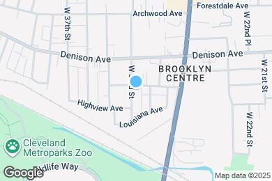 Map image of the property - 3889 W 33rd St