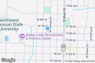 Map image of the property - 309 W 6th St