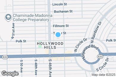 Map image of the property - 4501 Polk St