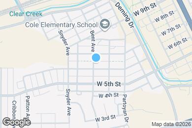 Map image of the property - 607 Bent Ave