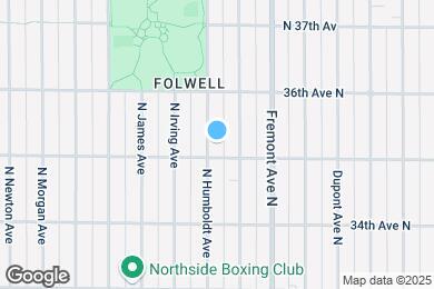 Map image of the property - 3510 N Humboldt Ave