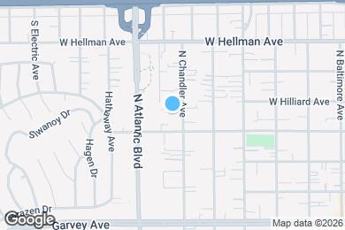 Map image of the property - 419 N Chandler Ave