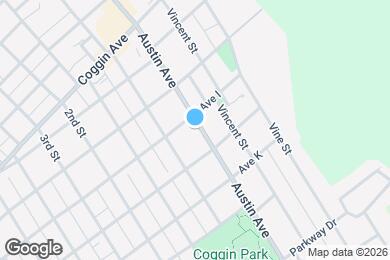 Map image of the property - 1705 Austin Ave