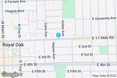 Map image of the property - 717 E 11 Mile Rd