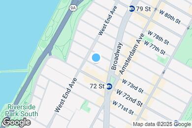 Map image of the property - 253 W 73rd St