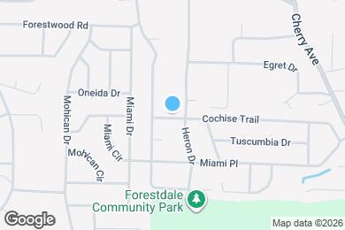 Map image of the property - 808 Cochise Trail