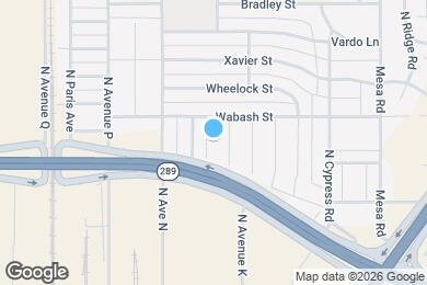 Map image of the property - 2112 N. Ave. L-A