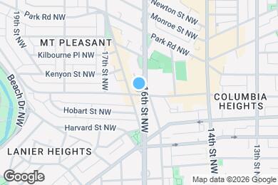 Map image of the property - 3102 16th St NW