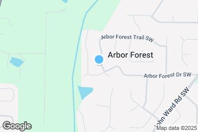 Map image of the property - 2206 Arbor Forest Trail SW