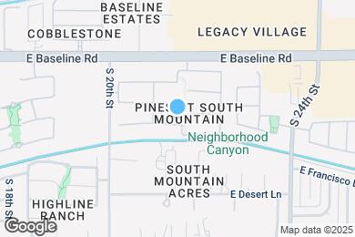 Map image of the property - 2126 E Fawn Dr