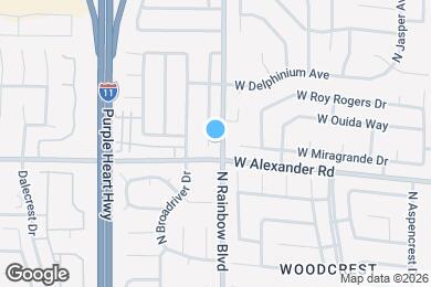 Map image of the property - 4013 N Compass Rose Way