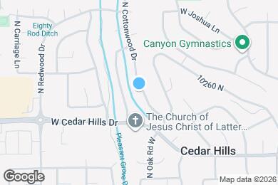 Map image of the property - 10167 N Cottonwood Dr