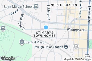 Map image of the property - 719 W Morgan St