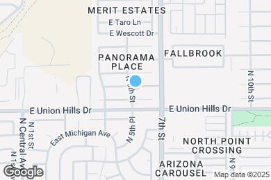 Map image of the property - 515 E Rockwood Dr