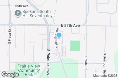 Map image of the property - Palouse Prairie Apts