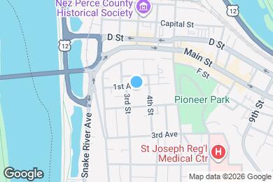 Map image of the property - 312 1st Ave