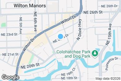 Map image of the property - 824 NE 22nd Dr