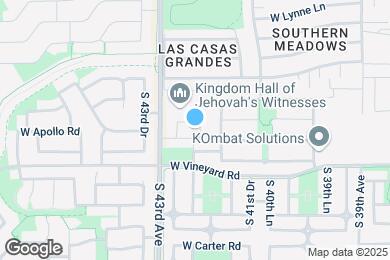 Map image of the property - 6624 S 42nd Dr