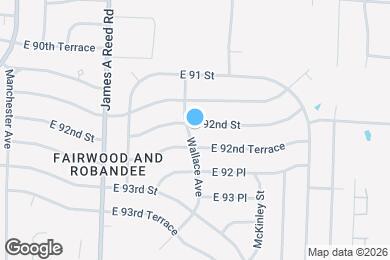 Map image of the property - 8501 E 92nd St