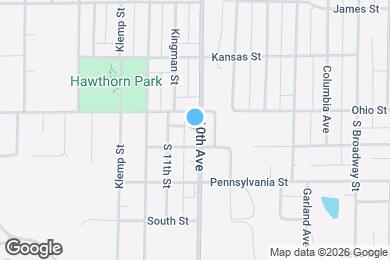 Map image of the property - 1514 A 10th Ave