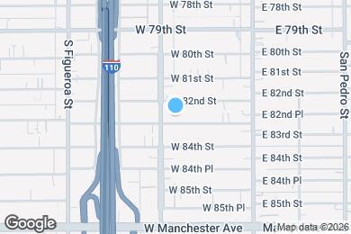 Map image of the property - 245 W 83rd St