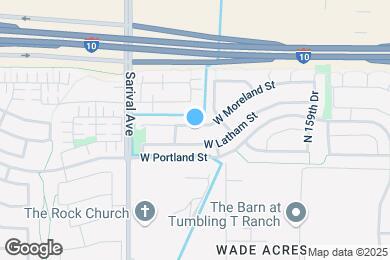 Map image of the property - 16157 W Moreland St