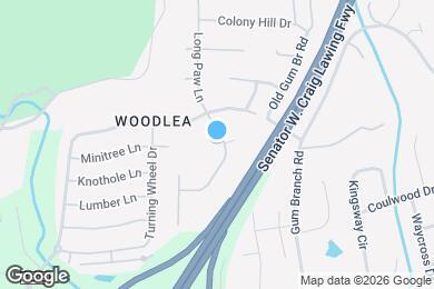 Map image of the property - 1624 Long Paw Ln