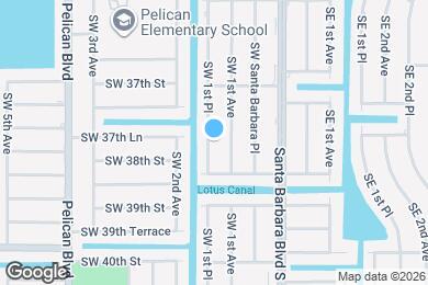 Map image of the property - 3737 SW 1st Pl