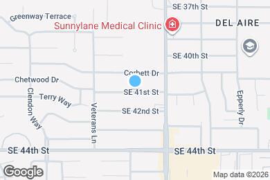 Map image of the property - 4205 SE 41st St