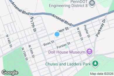 Map image of the property - 1814 Boas St