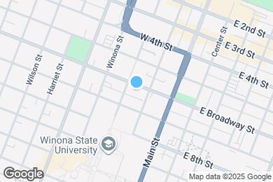 Map image of the property - 165 W Broadway St