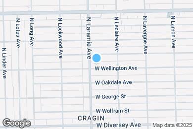 Map image of the property - 5146 W Wellington Ave