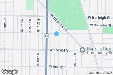 Map image of the property - 2961 N 18th St