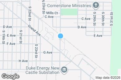Map image of the property - 1210 S 25th St
