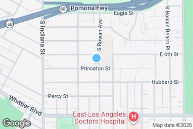 Map image of the property - 627 S Rowan Ave