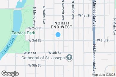 Map image of the property - 714 W 3rd St